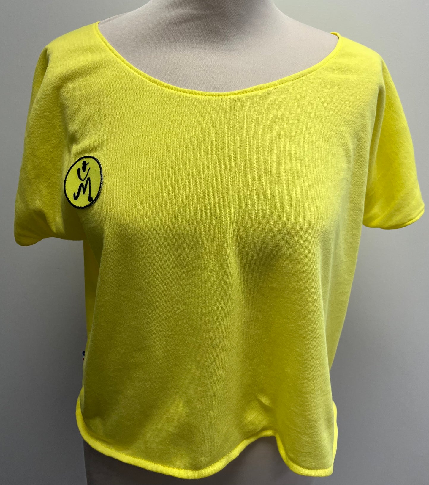 Tee-shirt jaune coton 100%, très léger