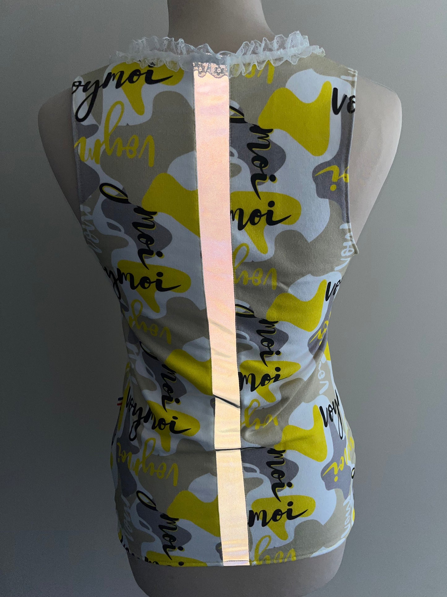 Débardeur femme avec bande  réfléchissante