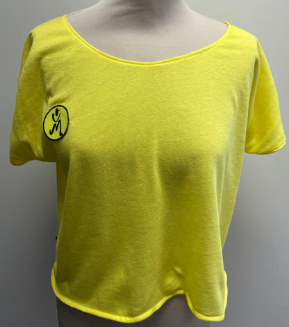 Tee-shirt jaune coton 100%, très léger